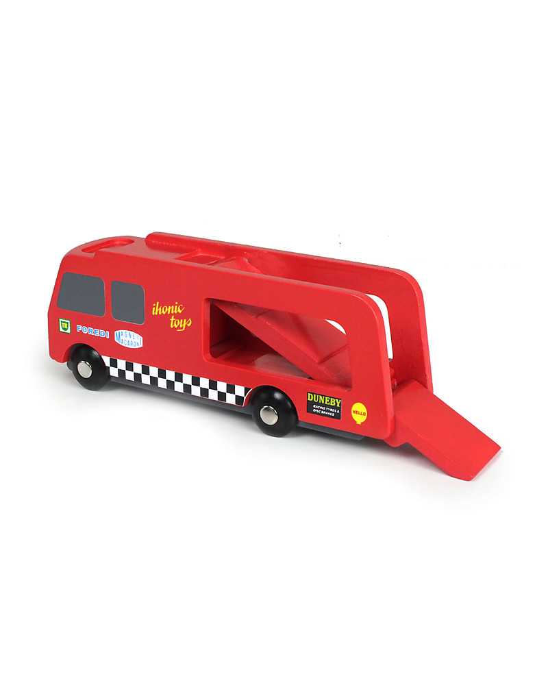 car transporter toy wooden